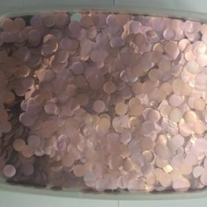 Confetti gr500 rosegold נצנצים קונפטי רוזגולד x1
