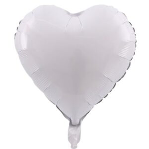 MH10 white Heart מיילר לב לבן x5