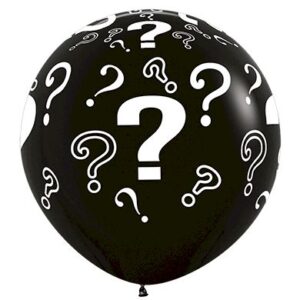 RSp36 Sempertex /080 Fashion Black Question Marks סימני שאלה x1