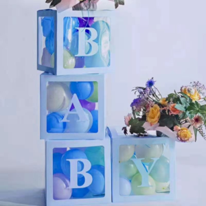 קוביות בייבי צבע תכלת x4