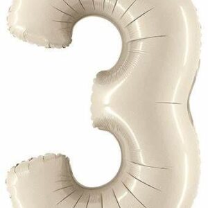 MN34 Number 3 Cream ספרה צבע קרם x1