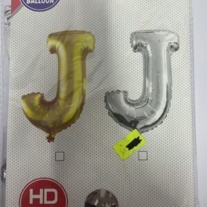 ML16 אות אנגלית J letter silver צבע כסף x1