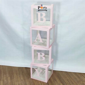 סט 4 קוביות baby ורוד x1 bp.