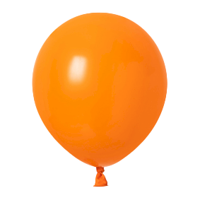 12" b009 orange שר הבלונים כתום x50