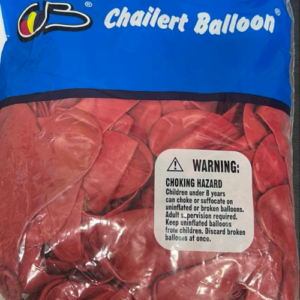 СB12 Chailert Balloon red hearts לבבות אדומים x100