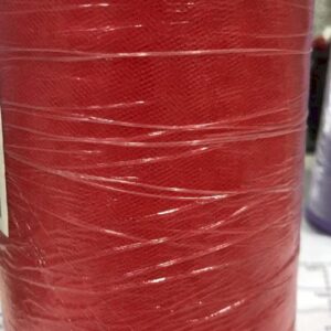 gaudze roll red color -6"*100yards גליל  טול  אדום
