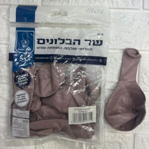 18" b601 pastel dust pink שר הבלונים אבק ורוד x10