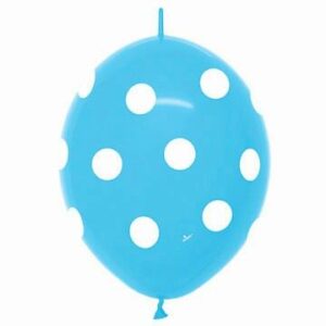LOLp12 Sempertex /039 Fahion Light Blue Dots תכלת בהיר מנוקד x50