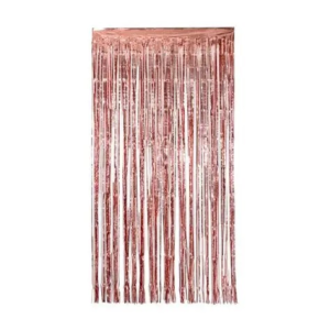 וילון פרנזים לקישוט בצבע rosegold x1
