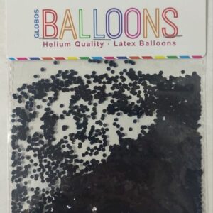 Confetti gr15 black נצנצים קונפטי קטנים שחור x1