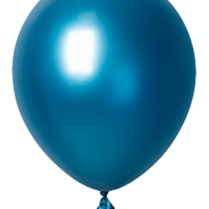 12" b504 chrome blue שר הבלונים כרום כחול x50
