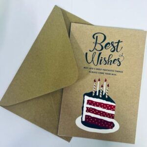 כרטיס ברכה "Best Wishes"