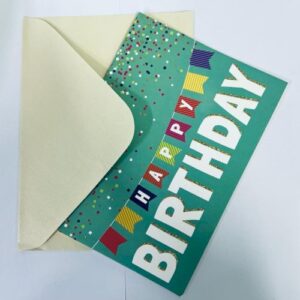 כרטיס ברכה "Happy Birthday"
