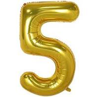 MN34 Number 5 Gold ספרה זהב x1