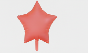 MS18 neon pink מיילר כוכב  ניאון ורוד x1