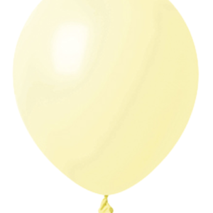 5" b402 macaron yelloow שר הבלונים מקרון צהוב x50
