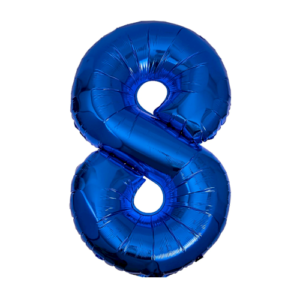 MN34 Number 8 Blue ספרה צבע כחול bp x1