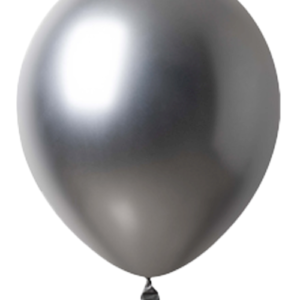 12" b502 chrome silver שר הבלונים כרום כסף x50