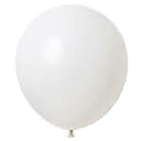 12" b026 white שר הבלונים לבן x50