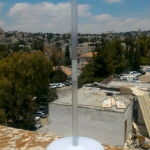עמוד מים שולחני לאירוע בחוץ גובה 60 ס"מ x1
