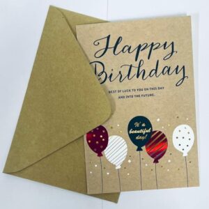 כרטיס ברכה "Happy Birthday"