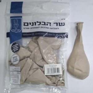18" b101 Sand white שר הבלונים חול לבן x10