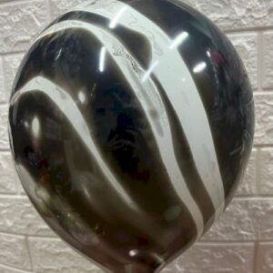 10" b706 Marble Black שר הבלונים שיש שחור x50
