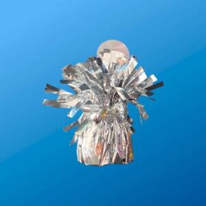 silver foil weight משקולת צבע כסף x1