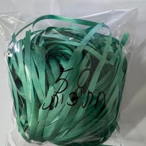 סרט מתנות צבע ירוק  חתוך 50 חתיכות