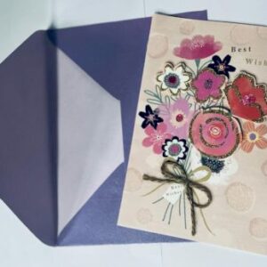 כרטיס ברכה "Best Wishes"