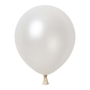 12" b304 pearly white שר הבלונים לבן פנינה x50