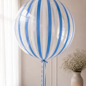 CB24 Bobo balloon Printed blue balloon בלון בובו עם הדפסה כחול x1