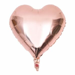 MH18 Rosegold heart מיילר לב רוזגולד x1