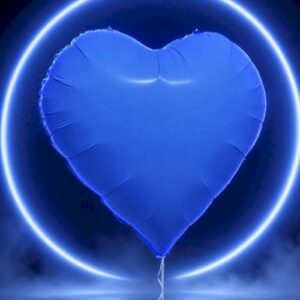 MH18 Neon blue מיילר לב ניאון תכלת x1
