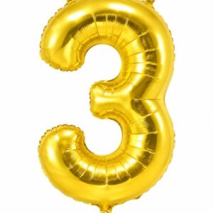 MN34 Number 3 Gold ספרה זהב x1