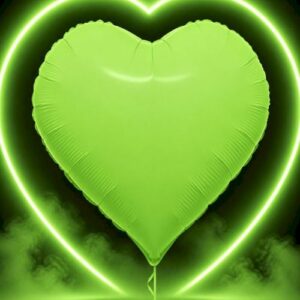 MH18 neon green מיילר לב  ניאון ירוק x1