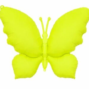 Neon butterfly yellow 98*72CM פרפר  ניאון צהוב x1