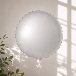 MR18 White  round matte עיגול לבן מט x1