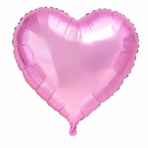 MH18 Light pink heart מיילר לב ורוד בהיר x1