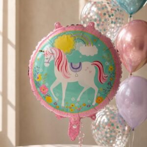 CF18 Foil Balloon Unicorn x1