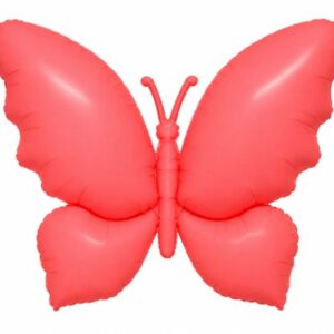 Neon butterfly pink 98*72CM פרפר  ניאון ורוד x1