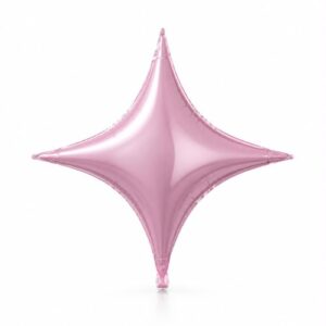 MS16 Pink 4 pointed star כוכב ורוד 4 קצוות (לא מתאים להליום) x1