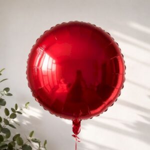 MR18 Red  round עיגול אדום מטאלי x1