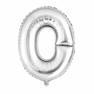 ML16 אות אנגלית O letter silver צבע כסף x1