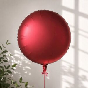MR18 Red  round matte עיגול אדום מט x1