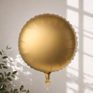 MR18 Gold round matte עיגול זהב מט x1
