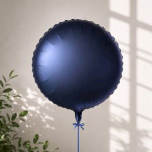 MR18 Navy blue round matte עיגול כחול נייבי מט x1
