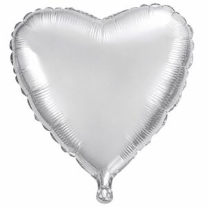 MH18 Silver Heart מיילר לב כסף x1